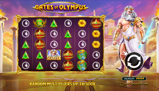 gates of olympus jeu